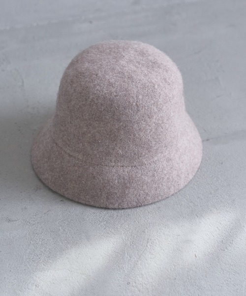 VIS（ビス）の「起毛クローシュハット（ハット・レディース・ブラック/ダークブラウン/キナリ/ベージュ系その他・FREE）」の4枚目の写真
