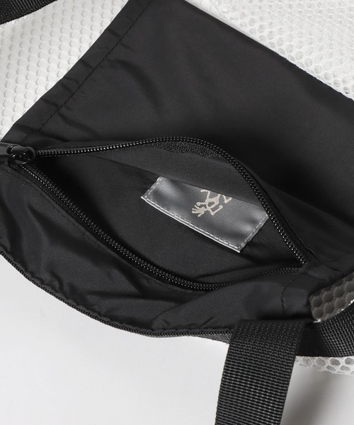 Gramicci（グラミチ）の「GRAMICCI/グラミチ BEACH TOTE メッシュ トートバッグ（トートバッグ・メンズ・パープル/ブラック・FREE）」の6枚目の写真