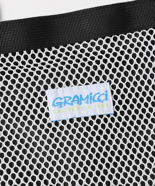 Gramicci（グラミチ）の「GRAMICCI/グラミチ BEACH TOTE メッシュ トートバッグ（トートバッグ・メンズ・パープル/ブラック・FREE）」の4枚目の写真