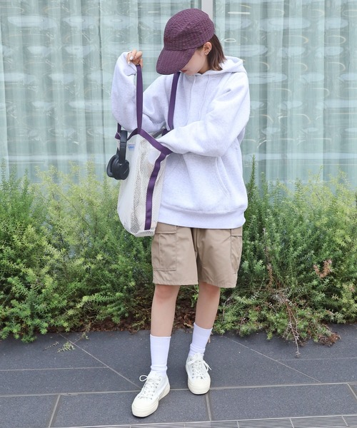 Gramicci（グラミチ）の「GRAMICCI/グラミチ BEACH TOTE メッシュ トートバッグ（トートバッグ・メンズ・パープル/ブラック・FREE）」の16枚目の写真