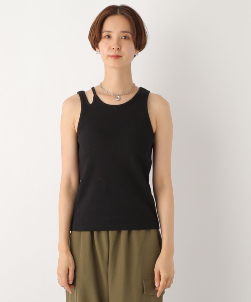 カップ付きアシメタンク 964239（タンクトップ）｜LEPSIM（レプシィム