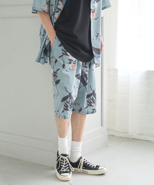 CTHY(シティ)の「ルーズシルエットドレープサルエルワイドショーツ TR/裏毛スウェット/ピグメント/サマーツイード/フェイクスウェード(スウェットパンツ・メンズ・ブラック/グレー/ブルー/ブラック系/ブラック系2/グリーン系/ブラック系3/ブラック系4/ブラック系5・S/M/L/XL)」の20枚目の写真