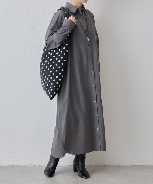 BEARDSLEY（ビアズリー）の「背中フリルシャツワンピース（ワンピース