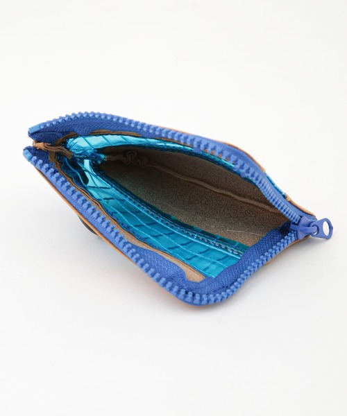 NANO universe（ナノユニバース）の「TAMANIWA/別注 NY logo POUCH（ポーチ・メンズ・グリーン/ブラック/ブルー・FREE）」の12枚目の写真