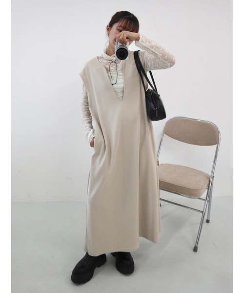 【オールシーズン】ロングベストOP（ワンピース）｜jumelle（ジュメロ） mdprevattcaulkingandwaterproofing.com