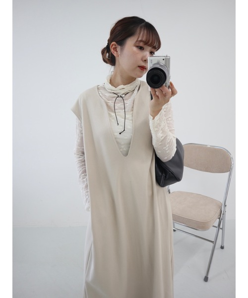 【オールシーズン】ロングベストOP（ワンピース）｜jumelle（ジュメロ） mdprevattcaulkingandwaterproofing.com