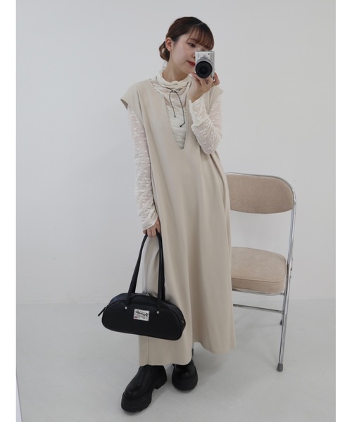 【オールシーズン】ロングベストOP（ワンピース）｜jumelle（ジュメロ） mdprevattcaulkingandwaterproofing.com
