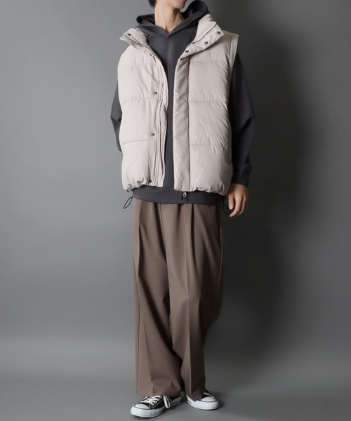 セール】SITRY multiway detachable sleeve WIDE FIBER DOWN JACKET