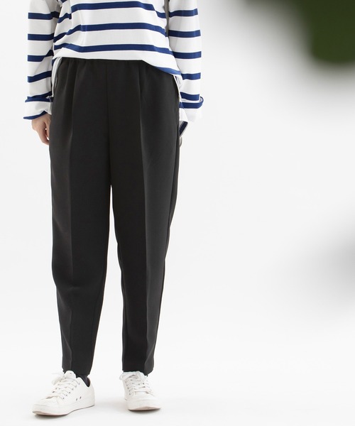 nop de nod(ノップドゥノッド)の「センタープレステイパードパンツ(その他パンツ・レディース・ブラック/ライトブルー・3)」の11枚目の写真