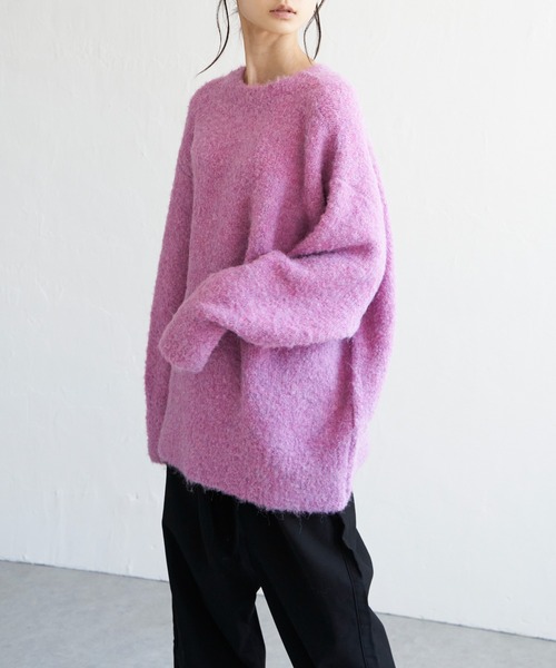 LBC(エルビーシー)の「リサイクルモコモコ2WAYカーディガン(カーディガン/ボレロ・レディース・ベージュ/グリーン/ピンク/ライトブルー・M)」の21枚目の写真