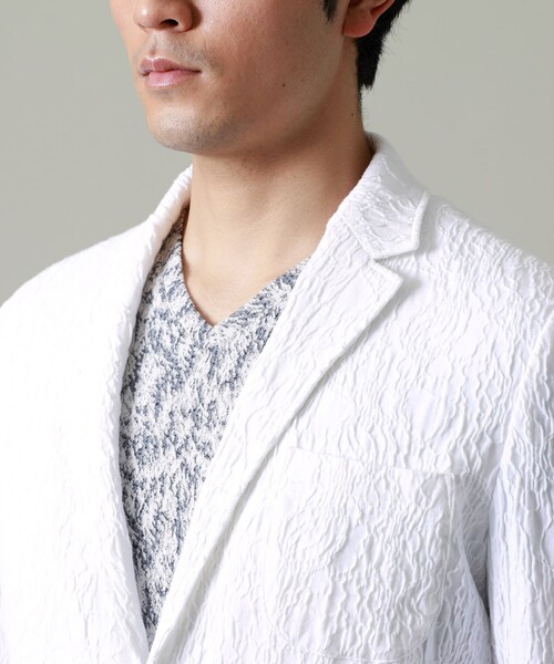 EPOCA UOMO（エポカウォモ）の「テーラードジャケット（テーラードジャケット・メンズ・ホワイト・48）」の8枚目の写真