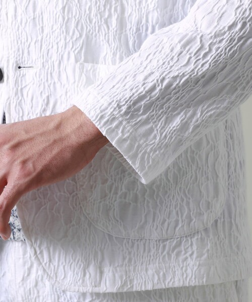 EPOCA UOMO（エポカウォモ）の「テーラードジャケット（テーラードジャケット・メンズ・ホワイト・48）」の9枚目の写真