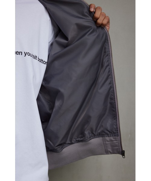 AZUL by moussy（アズールバイマウジー）の「ライトMA-1ジャケット（MA