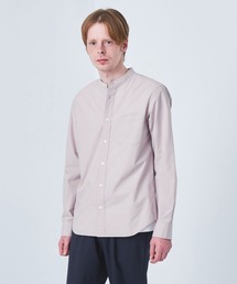 green label relaxing | 【ZOZO限定】ソリッド バンドカラー シャツ(シャツ/ブラウス)