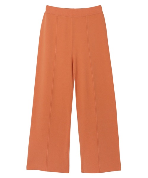 andme（アンドミー）の「ストレッチピンタックニットパンツ（その他パンツ・レディース・ブラック/オレンジ/グレー/クリーム/カーキ/ブルー系その他/ライトベージュ/グレー系/ブラウン・M/L）」の22枚目の写真