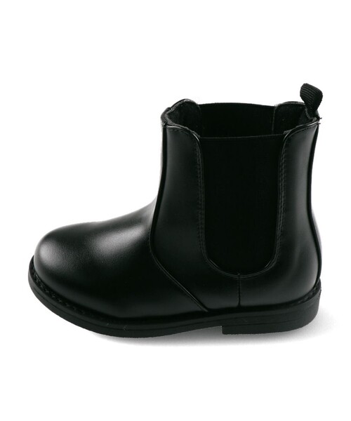 BRANSHES（ブランシェス）の「サイドゴアブーツ（ブーツ・キッズ・ブラック/オフホワイト・15.0cm/16.0cm/18.0cm/21.0cm/17.0cm/19.0cm/20.0cm）」の20枚目の写真