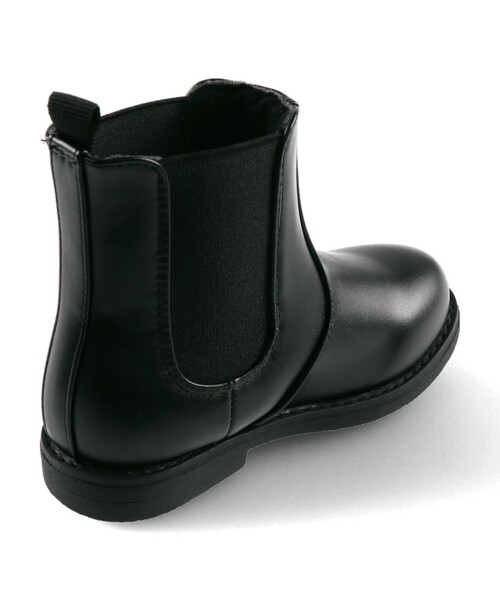 BRANSHES（ブランシェス）の「サイドゴアブーツ（ブーツ・キッズ・ブラック/オフホワイト・15.0cm/16.0cm/18.0cm/21.0cm/17.0cm/19.0cm/20.0cm）」の15枚目の写真