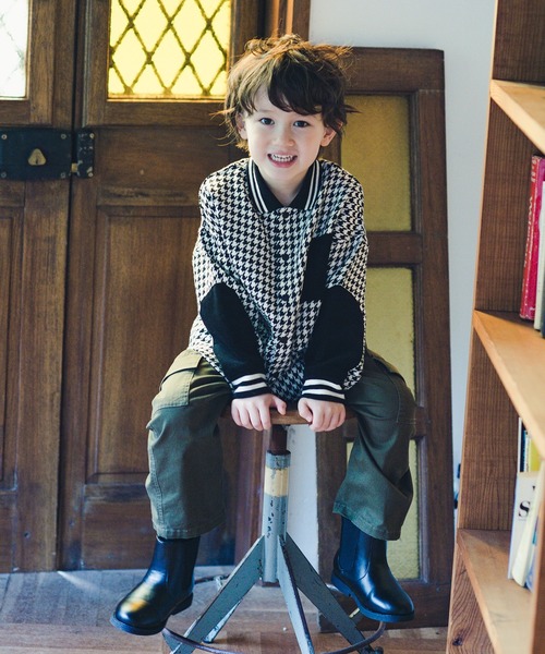 BRANSHES（ブランシェス）の「サイドゴアブーツ（ブーツ・キッズ・ブラック/オフホワイト・15.0cm/16.0cm/18.0cm/21.0cm/17.0cm/19.0cm/20.0cm）」の5枚目の写真