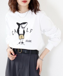 LUMBER プリントロングTシャツ