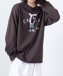 LUMBER プリントロングTシャツ