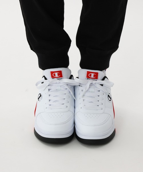 Champion（チャンピオン）の「【Champion/チャンピオン】メンズ リバウンド ヘリテッジ LOW（スニーカー・メンズ・ホワイト系その他6/ホワイト×レッド・28/27/27.5cm/26.5cm/28.5cm/26）」の3枚目の写真