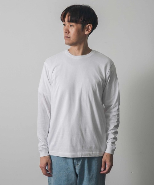 HANES（ヘインズ）の「『別注』Hanes×DOORS　2P DOORS Fit Long-Sleeve T-shirts（Tシャツ/カットソー・メンズ・ホワイト・LARGE/MEDIUM/X-LARGE）」の4枚目の写真