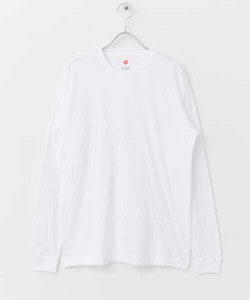 HANES（ヘインズ）の「『別注』Hanes×DOORS　2P DOORS Fit Long-Sleeve T-shirts（Tシャツ/カットソー・メンズ・ホワイト・LARGE/MEDIUM/X-LARGE）」の14枚目の写真
