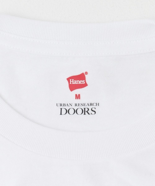 HANES（ヘインズ）の「『別注』Hanes×DOORS　2P DOORS Fit Long-Sleeve T-shirts（Tシャツ/カットソー・メンズ・ホワイト・LARGE/MEDIUM/X-LARGE）」の18枚目の写真