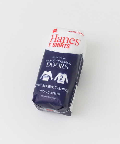 HANES（ヘインズ）の「『別注』Hanes×DOORS　2P DOORS Fit Long-Sleeve T-shirts（Tシャツ/カットソー・メンズ・ホワイト・LARGE/MEDIUM/X-LARGE）」の19枚目の写真