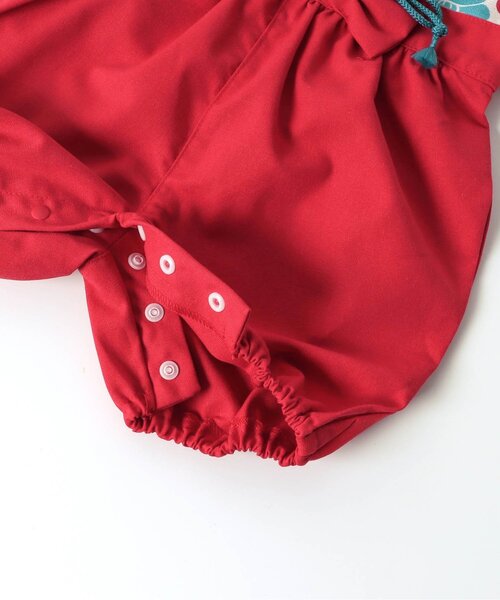 BREEZE（ブリーズ）の「袴風カバーオール（ロンパース・キッズ・グレー/レッド・80/60/70）」の18枚目の写真