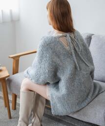 WEGO | WEGO/【23年秋冬新作】デザインブークレビッグプルオーバー(ニット/セーター)