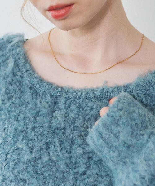 WEGO(ウィゴー)の「WEGO/デザインブークレビッグプルオーバー(ニット/セーター・レディース・サックスブルー/グレー・FREE)」の6枚目の写真