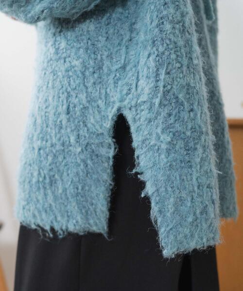 WEGO(ウィゴー)の「WEGO/デザインブークレビッグプルオーバー(ニット/セーター・レディース・サックスブルー/グレー・FREE)」の9枚目の写真