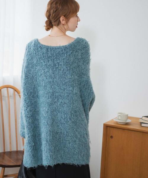WEGO(ウィゴー)の「WEGO/デザインブークレビッグプルオーバー(ニット/セーター・レディース・サックスブルー/グレー・FREE)」の20枚目の写真