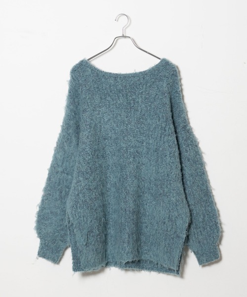 WEGO(ウィゴー)の「WEGO/デザインブークレビッグプルオーバー(ニット/セーター・レディース・サックスブルー/グレー・FREE)」の22枚目の写真