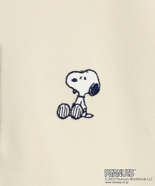 PEANUTS（ピーナッツ）の「【ピーナッツ/PEANUTS】スヌーピーキーネックワンピース（ワンピース・レディース・ベージュ/チャコールグレー/ネイビー・3L/L/M/LL）」の5枚目の写真