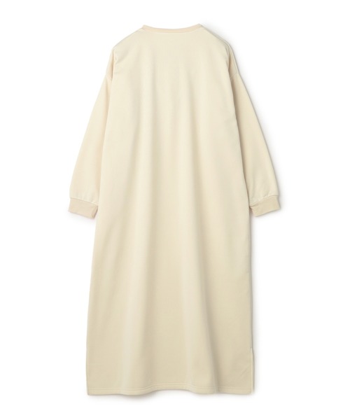 PEANUTS（ピーナッツ）の「【ピーナッツ/PEANUTS】スヌーピーキーネックワンピース（ワンピース・レディース・ベージュ/チャコールグレー/ネイビー・3L/L/M/LL）」の8枚目の写真