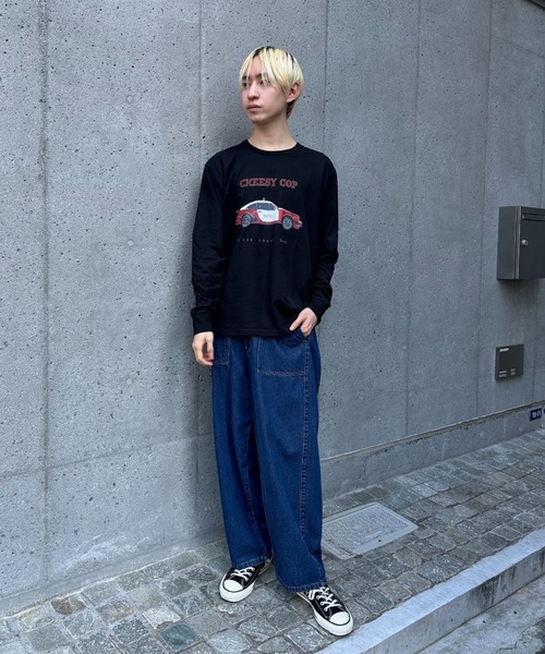 CIAOPANIC（チャオパニック）の「【ZOZO限定】ビンテージスポーツカーロンT（Tシャツ/カットソー・メンズ・ブラック×レッド/ホワイト×ホワイト/ブラック×ブラック/ブラック×グリーン/ホワイト×イエロー/ホワイト×ブルー・XXS/M/XS/XXXL/L/S/XXL/XL）」の21枚目の写真