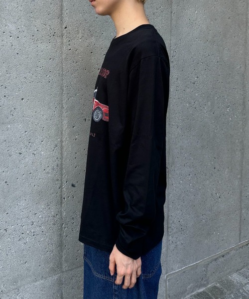 CIAOPANIC（チャオパニック）の「【ZOZO限定】ビンテージスポーツカーロンT（Tシャツ/カットソー・メンズ・ブラック×レッド/ホワイト×ホワイト/ブラック×ブラック/ブラック×グリーン/ホワイト×イエロー/ホワイト×ブルー・XXS/M/XS/XXXL/L/S/XXL/XL）」の9枚目の写真