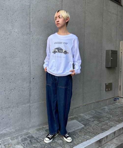 CIAOPANIC（チャオパニック）の「【ZOZO限定】ビンテージスポーツカーロンT（Tシャツ/カットソー・メンズ・ブラック×レッド/ホワイト×ホワイト/ブラック×ブラック/ブラック×グリーン/ホワイト×イエロー/ホワイト×ブルー・XXS/M/XS/XXXL/L/S/XXL/XL）」の18枚目の写真