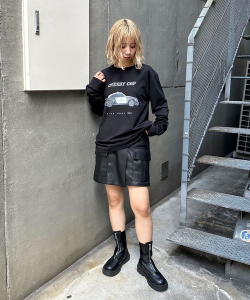 CIAOPANIC（チャオパニック）の「【ZOZO限定】ビンテージスポーツカーロンT（Tシャツ/カットソー・メンズ・ブラック×レッド/ホワイト×ホワイト/ブラック×ブラック/ブラック×グリーン/ホワイト×イエロー/ホワイト×ブルー・XXS/M/XS/XXXL/L/S/XXL/XL）」の20枚目の写真