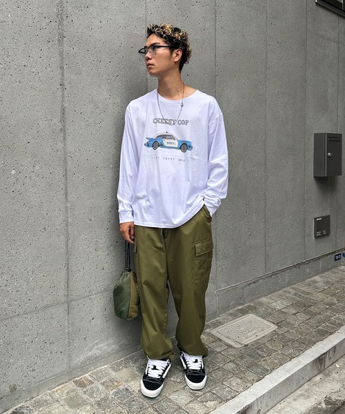 CIAOPANIC（チャオパニック）の「【ZOZO限定】ビンテージスポーツカーロンT（Tシャツ/カットソー・メンズ・ブラック×レッド/ホワイト×ホワイト/ブラック×ブラック/ブラック×グリーン/ホワイト×イエロー/ホワイト×ブルー・XXS/M/XS/XXXL/L/S/XXL/XL）」の17枚目の写真