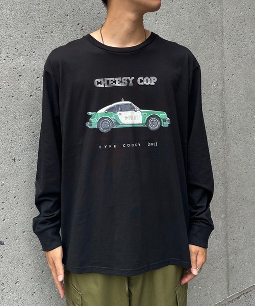 CIAOPANIC（チャオパニック）の「【ZOZO限定】ビンテージスポーツカーロンT（Tシャツ/カットソー・メンズ・ブラック×レッド/ホワイト×ホワイト/ブラック×ブラック/ブラック×グリーン/ホワイト×イエロー/ホワイト×ブルー・XXS/M/XS/XXXL/L/S/XXL/XL）」の10枚目の写真