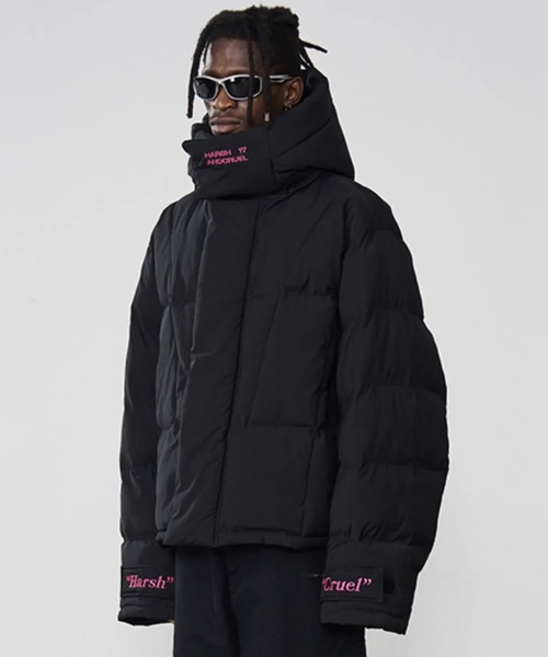 ロングスリーブハイネックダウンジャケット HC23W6HOT05【Harsh and