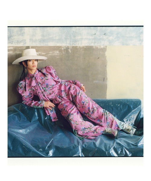 LILY BROWN（リリーブラウン）の「【LILY BROWN×KEITA MARUYAMA】バリエーション柄チャイナパンツ（その他パンツ・レディース・アイボリー/ピンク/カーキ/グリーン・1/0）」の5枚目の写真