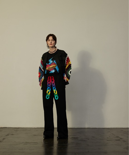 TENDER PERSON（テンダーパーソン）の「CROCHE SLEEVE BDU JACKET