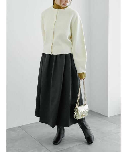 Te chichi（テチチ）の「アウトメローウェーブメッシュトップス（Tシャツ/カットソー・レディース・カーキ/オフホワイト/ブラック・F）」の5枚目の写真