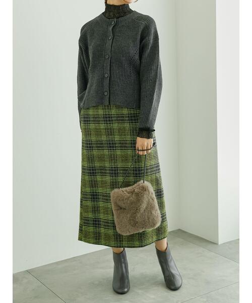 Te chichi（テチチ）の「アウトメローウェーブメッシュトップス（Tシャツ/カットソー・レディース・カーキ/オフホワイト/ブラック・F）」の6枚目の写真