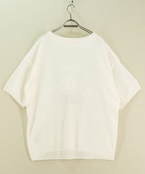 masterkey(マスターキー)の「mn2884-WABISABI 丸胴ニットTシャツ(ニット/セーター・メンズ・イエロー/ホワイト・FREE)」の18枚目の写真