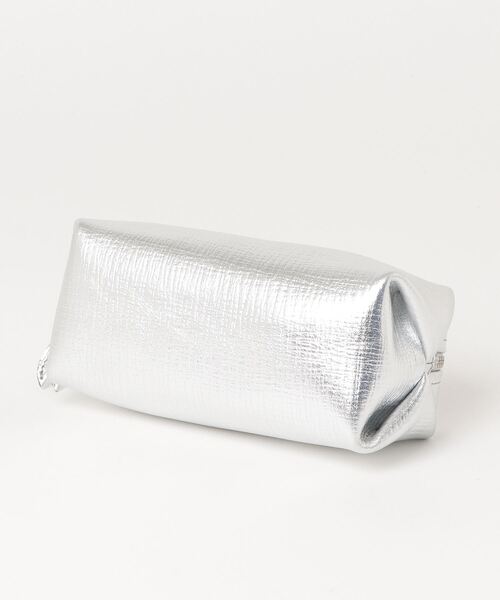 Epoi（エポイ）の「タック ミニミニポーチ（ポーチ・レディース・シルバー・FREE）」の3枚目の写真